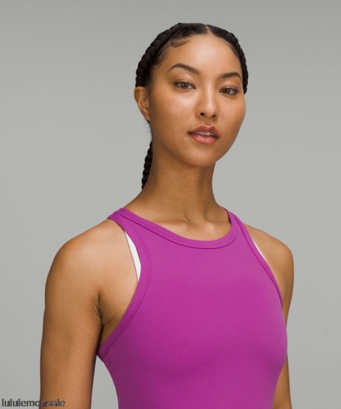 Lululemon Damen DELULU560 | Vivid Plum Align Hüftlanges Tanktop Mit Racerback Nur Online